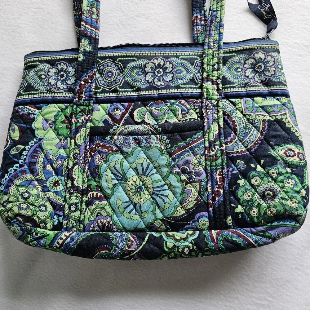 Vera Bradley Blue Rhapsody, Retired, Double Shoulder Strap‎ Handbag